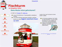 Tablet Screenshot of fischturm.de